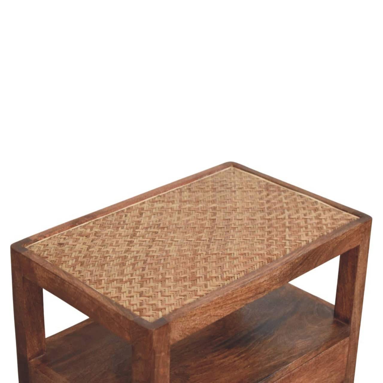 Saffron Rattan Nightstand – Additional view 2