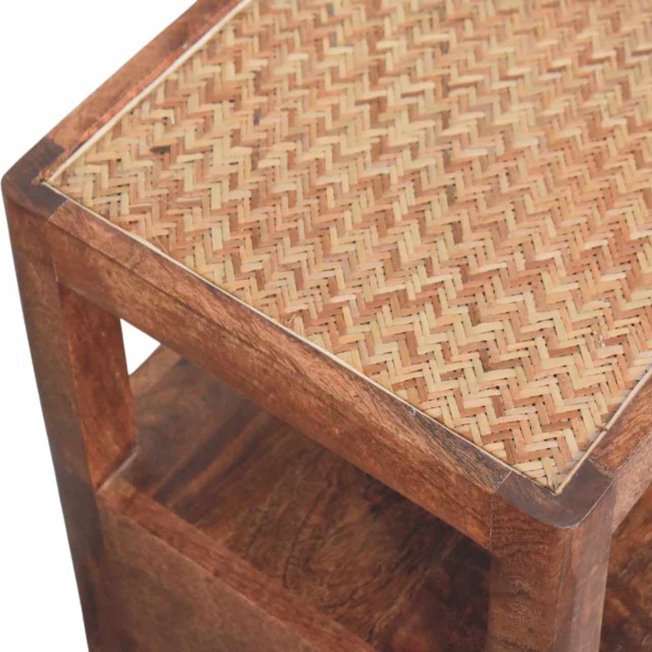 Saffron Rattan Nightstand – Additional view 3