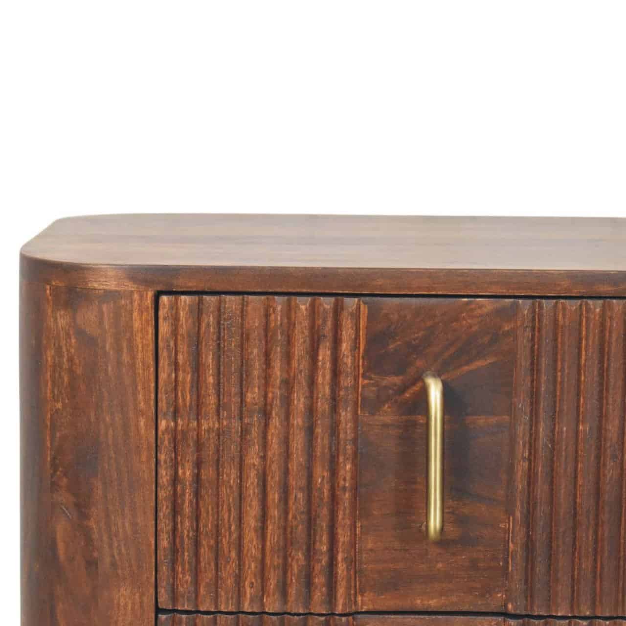 Marlowe Fluted Nightstand – Additional view