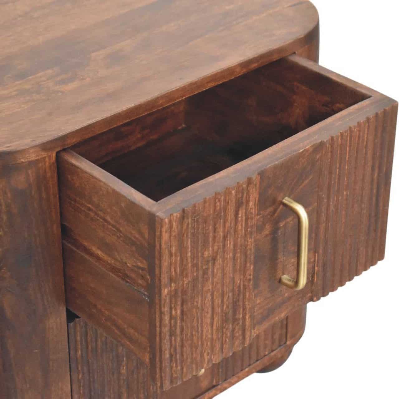 Marlowe Fluted Nightstand – Additional view 3