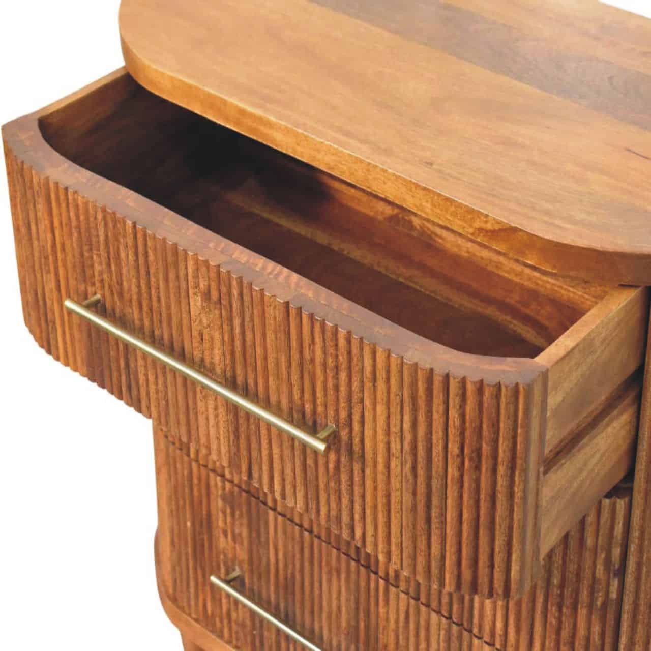 Emerson Ribbed 3-Drawer Chest – Additional view 3