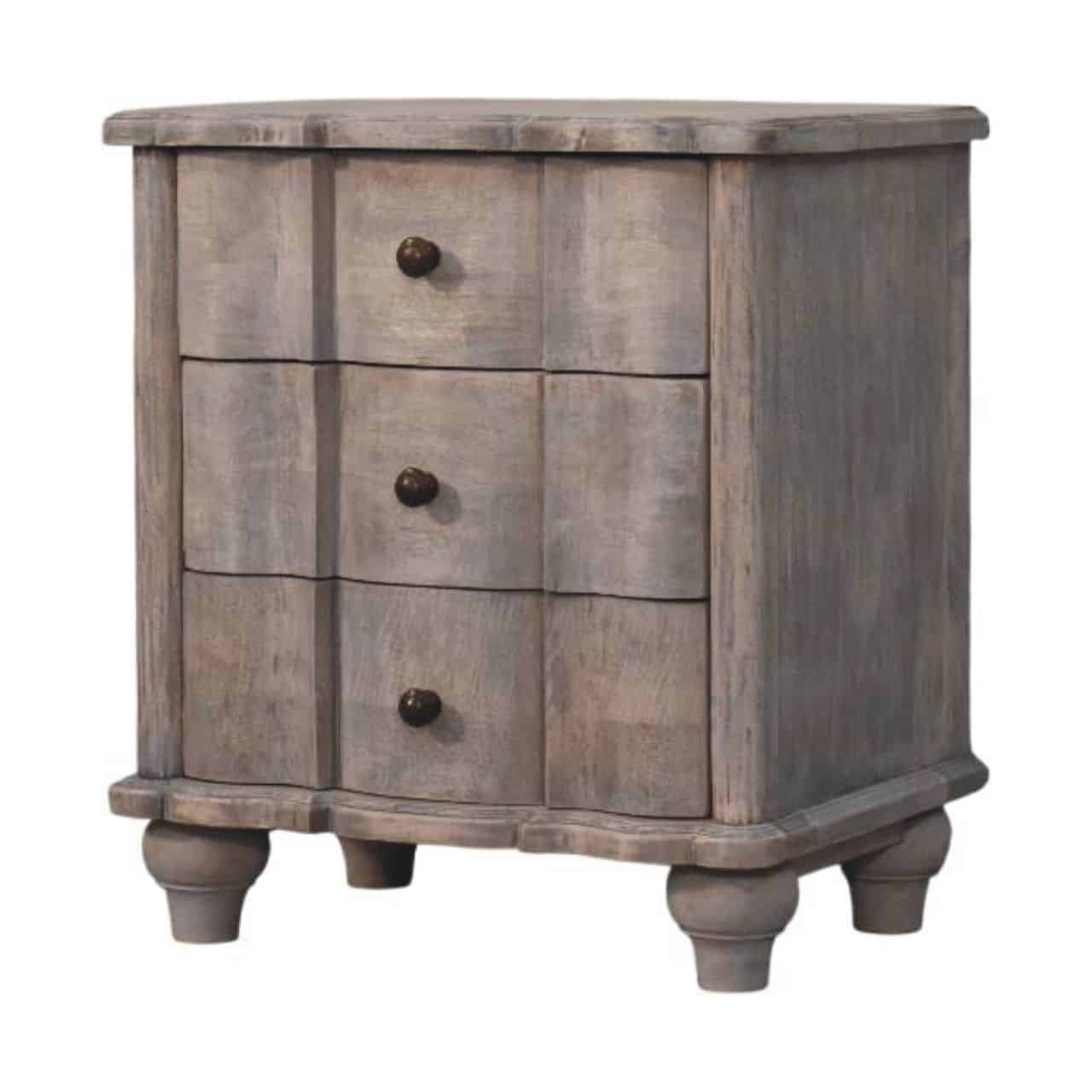 Lume Washed Bedside Table