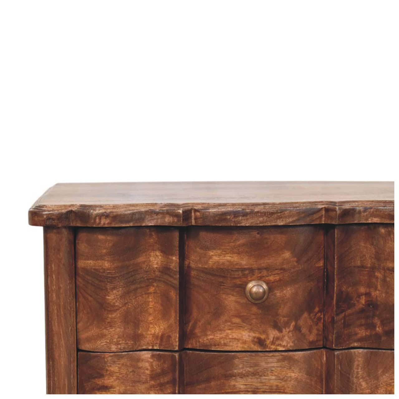 Lume Roasted Panelled Bedside – Additional view