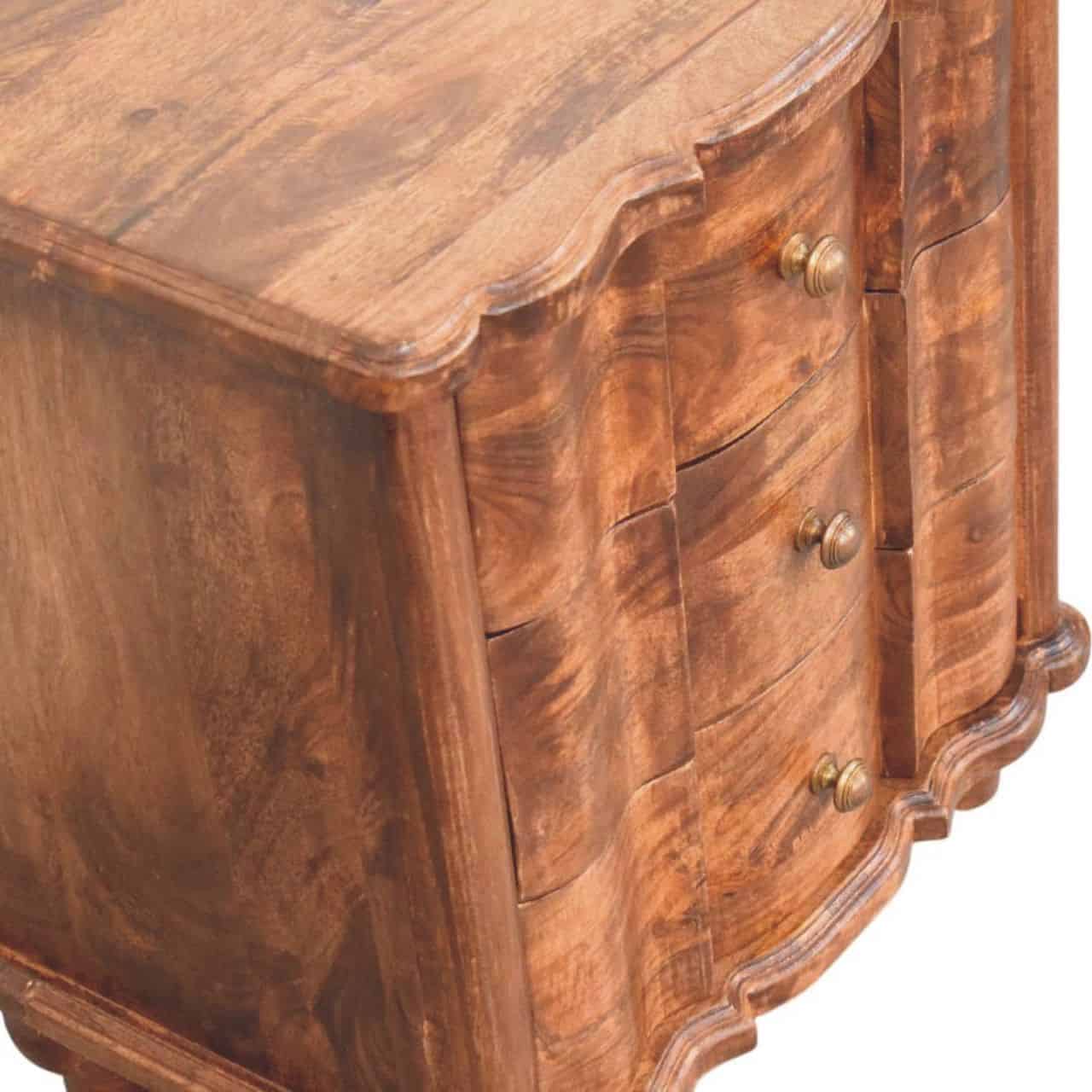Lume Roasted Panelled Bedside – Additional view 2