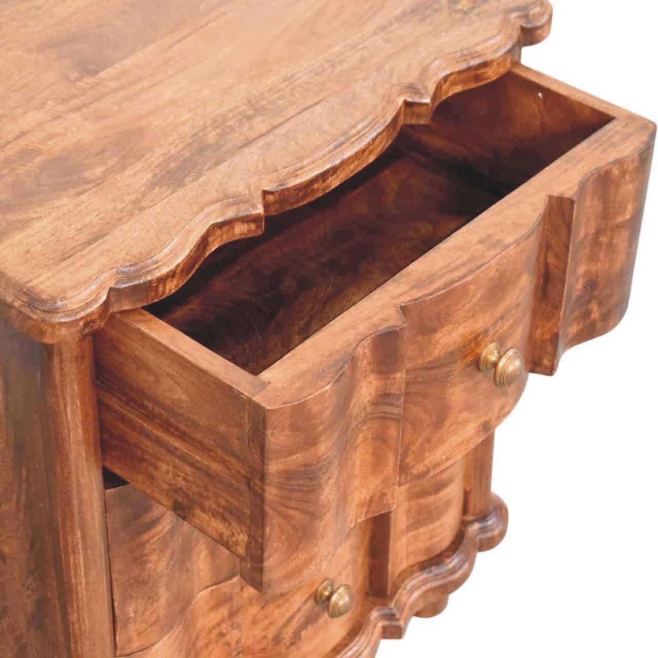 Lume Roasted Panelled Bedside – Additional view 3