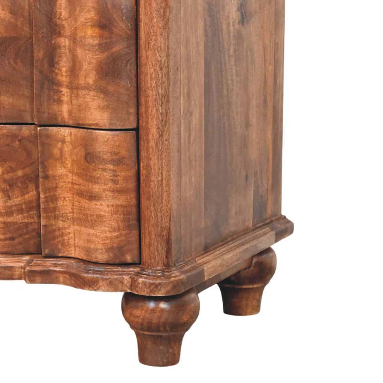 Lume Roasted Panelled Bedside – Additional view 4
