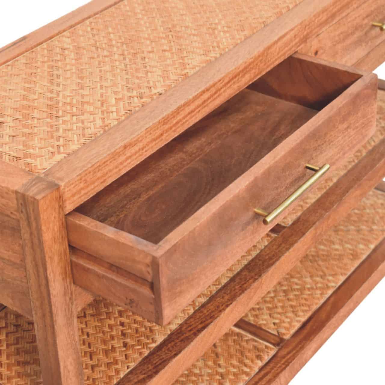 Saffron Rattan Console – Additional view 3