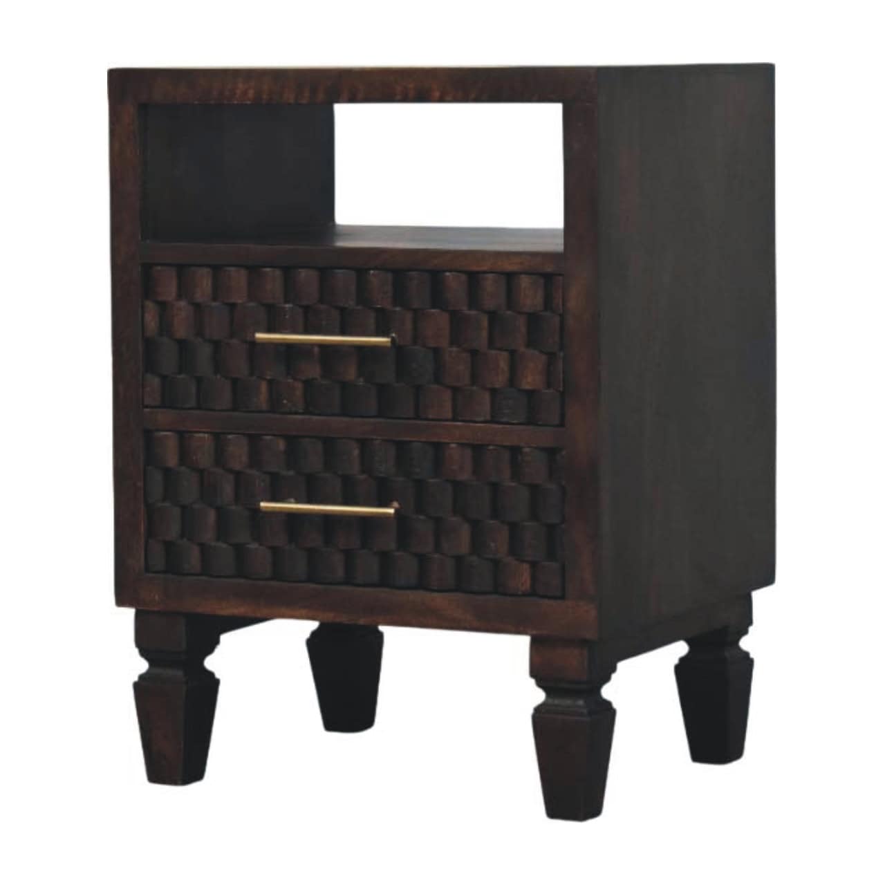 Cadiz Carved Bedside Table – Bedside Tables