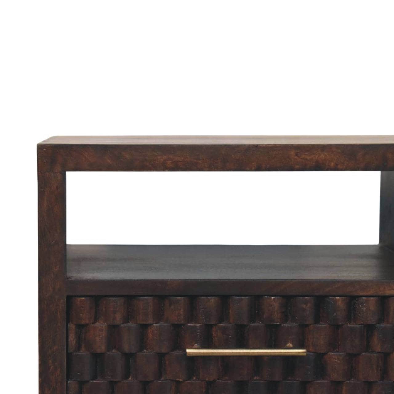 Cadiz Carved Bedside Table – Additional view