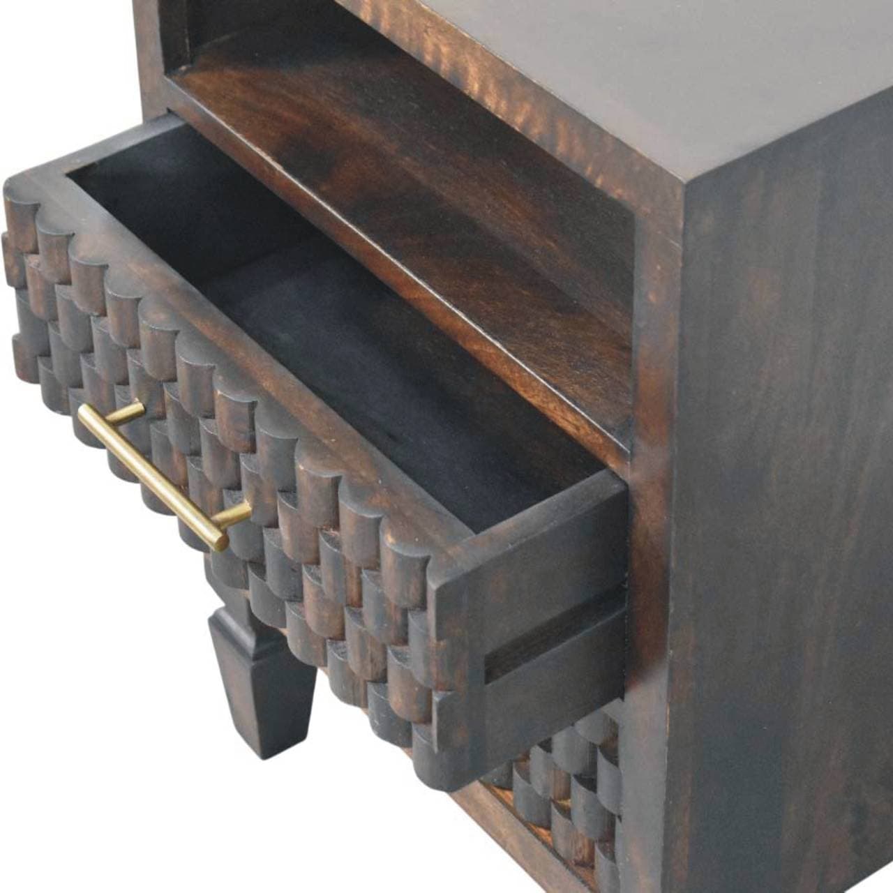 Cadiz Carved Bedside Table – Additional view 3