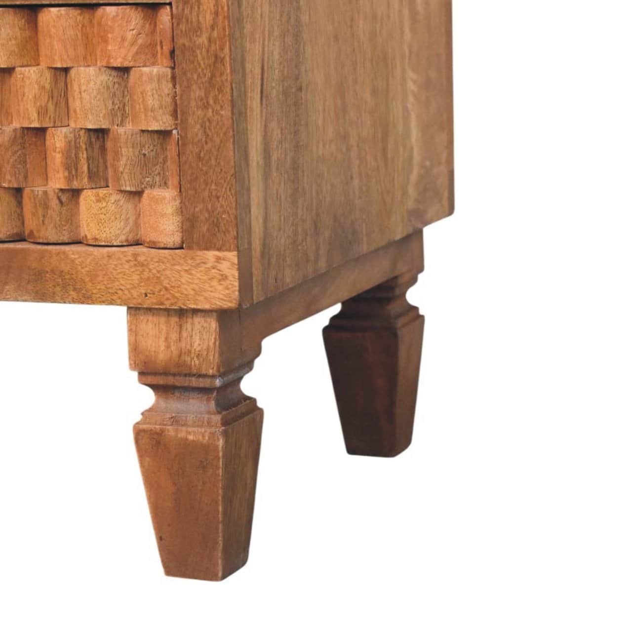Cadiz Carved Open-Shelf Bedside – Additional view 4