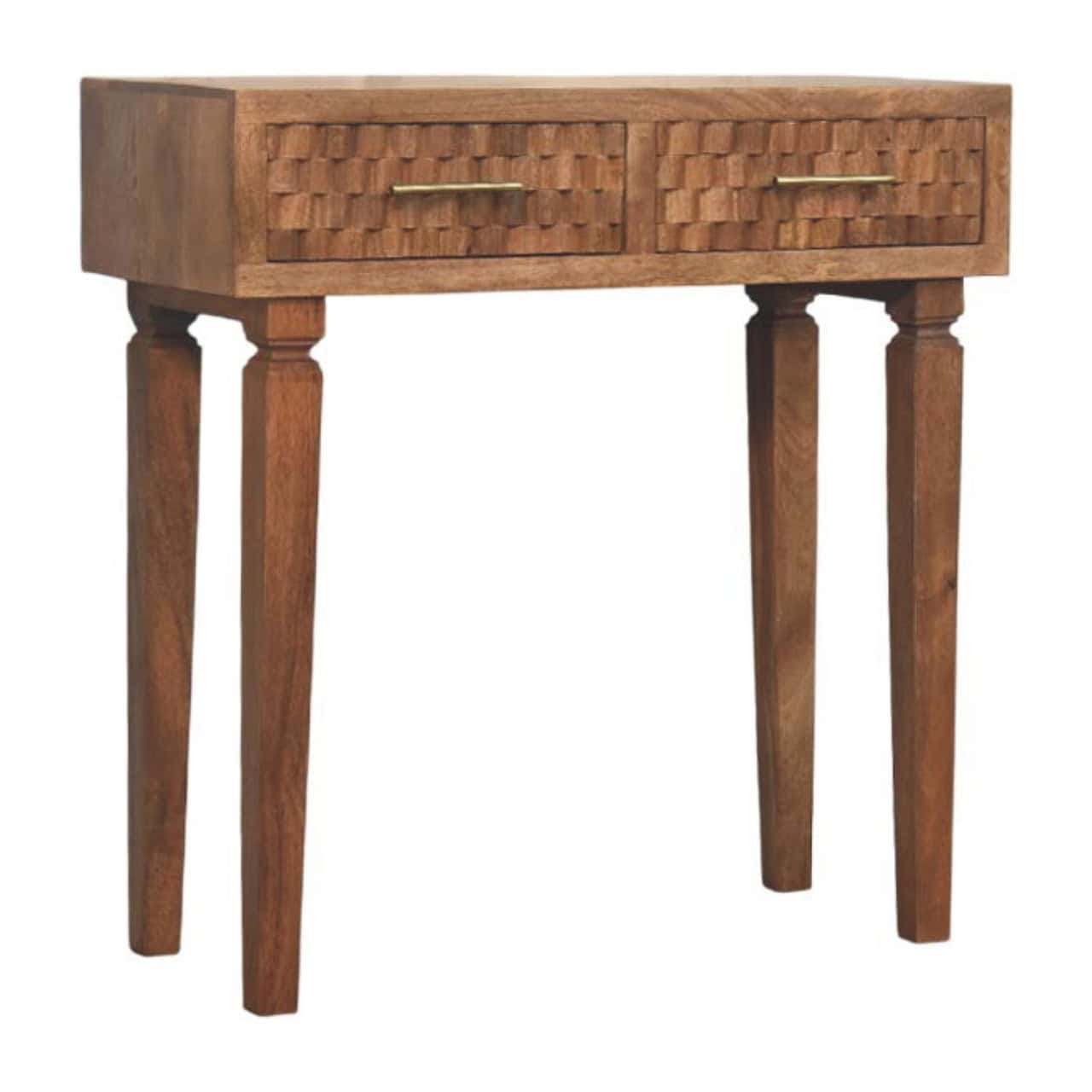 Cadiz Carved Twin-Drawer Console – Console Tables
