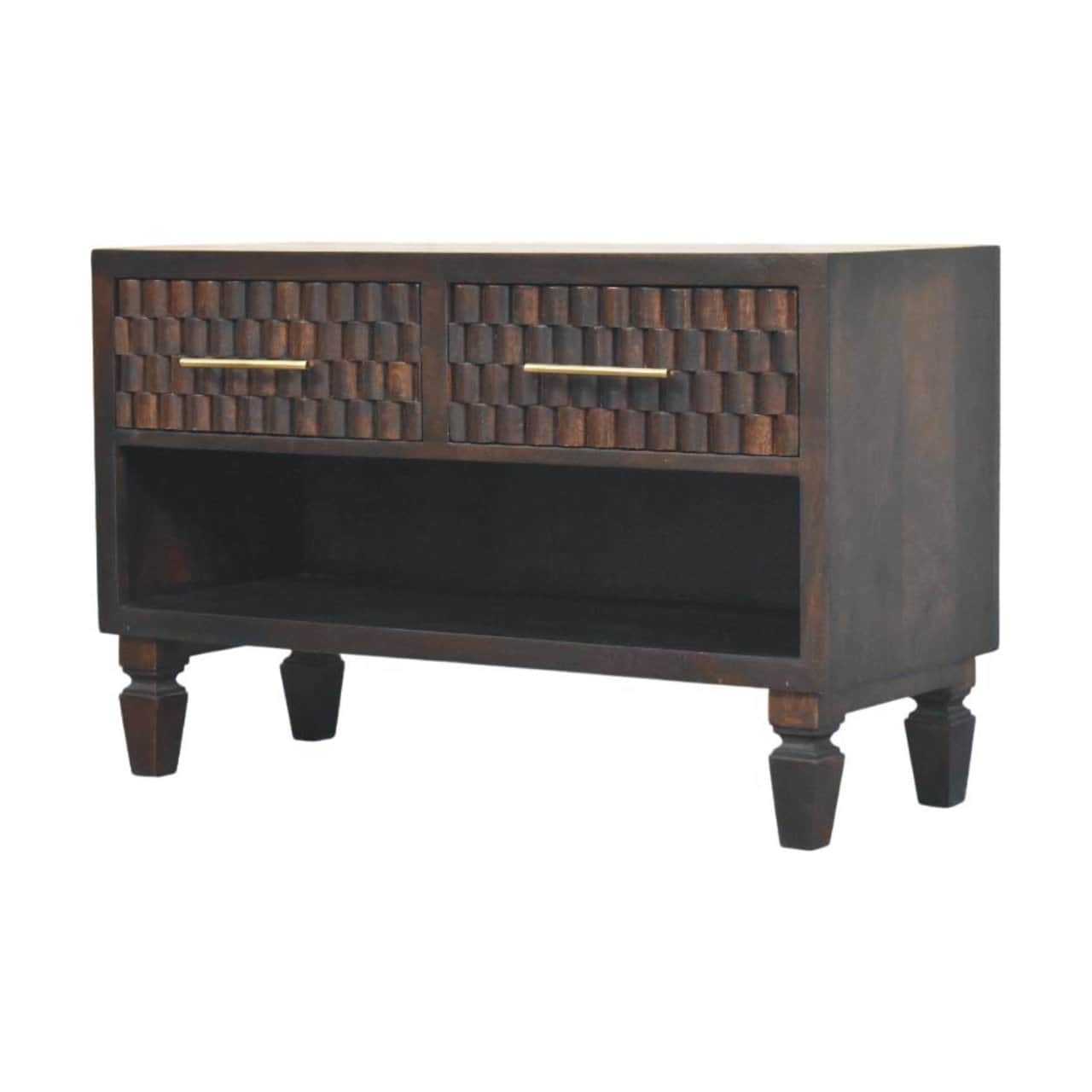 Cadiz Carved Shoe Storage Bench – Benches