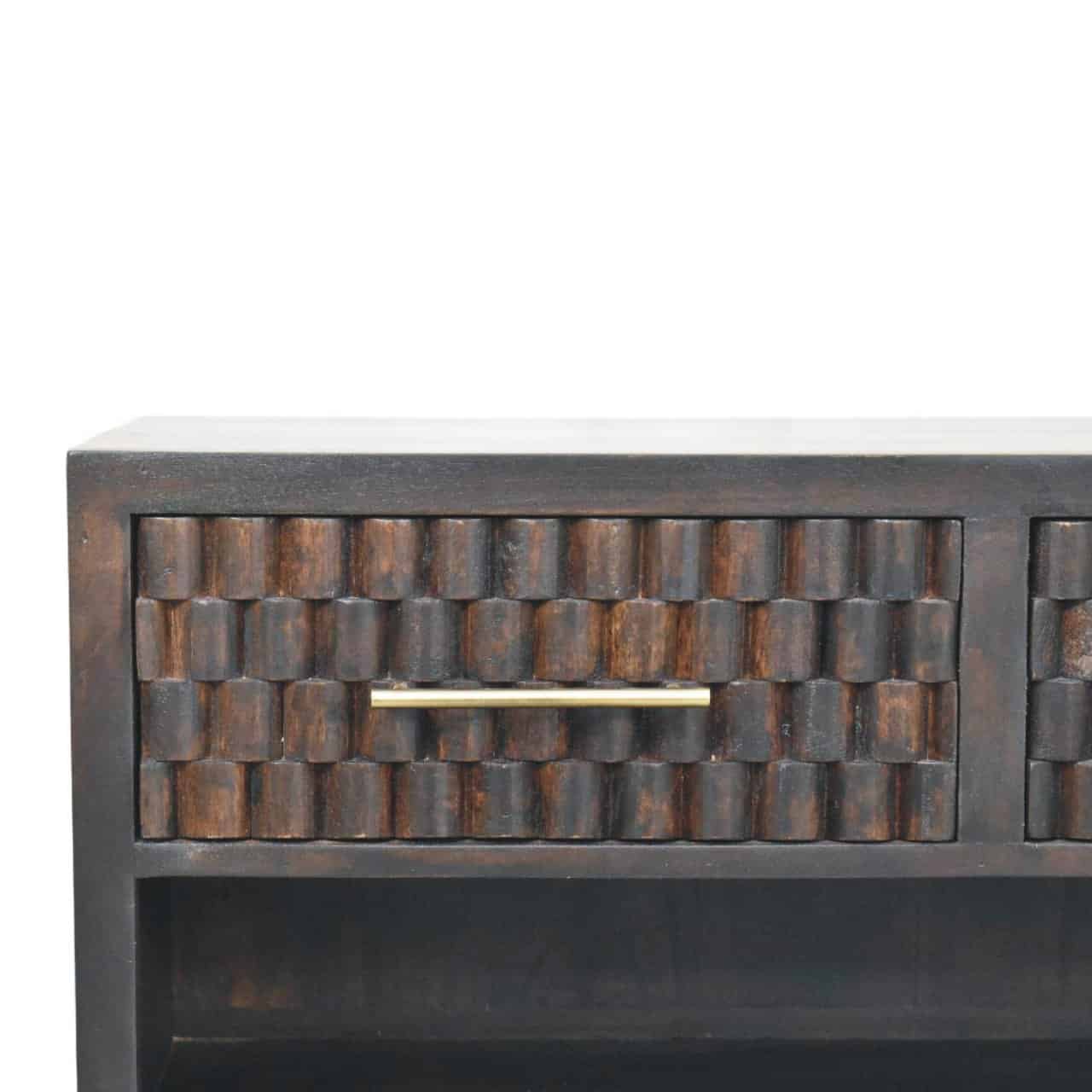 Cadiz Carved Shoe Storage Bench – Additional view 2