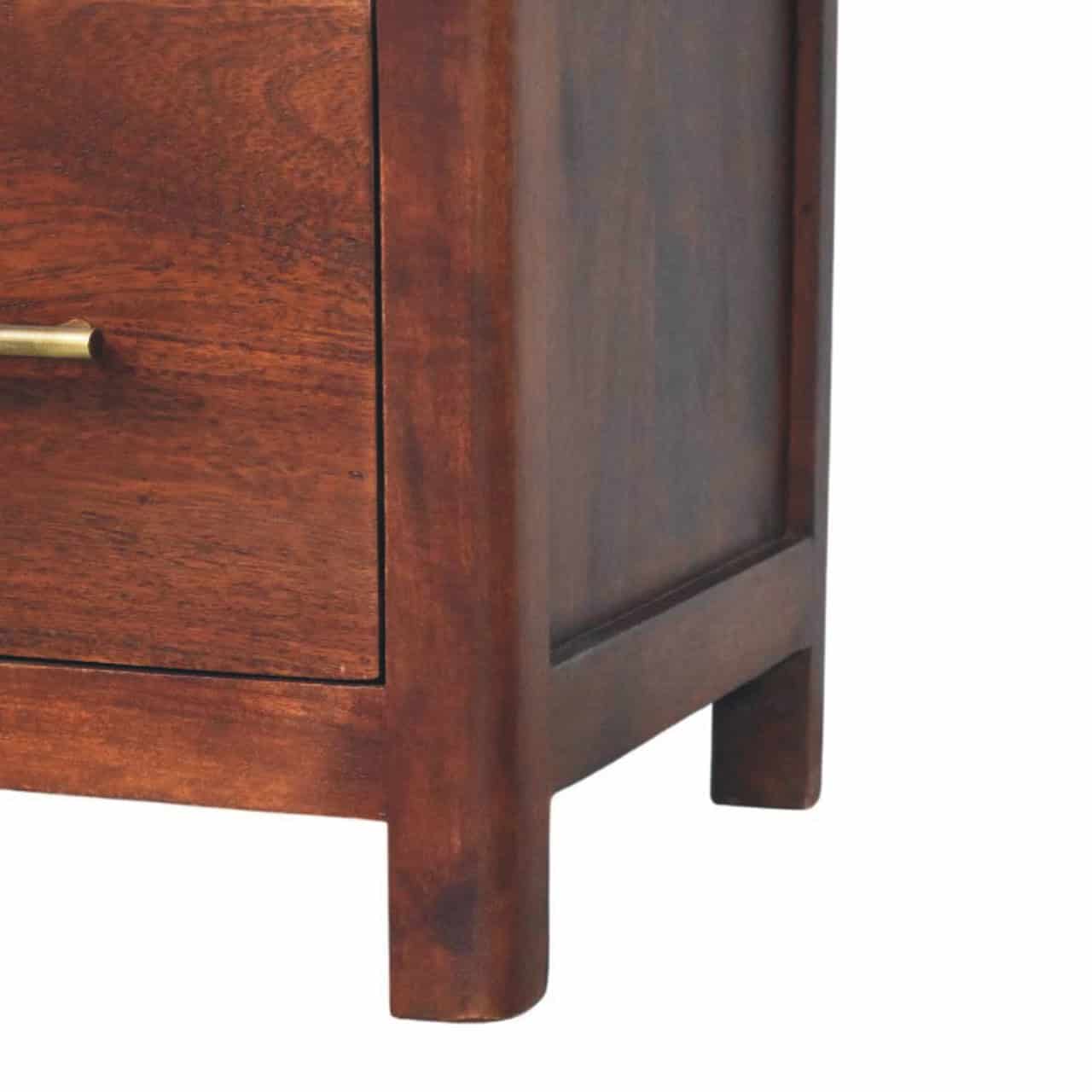 Arched Edge 1 Drawer Bedside – Additional view 4