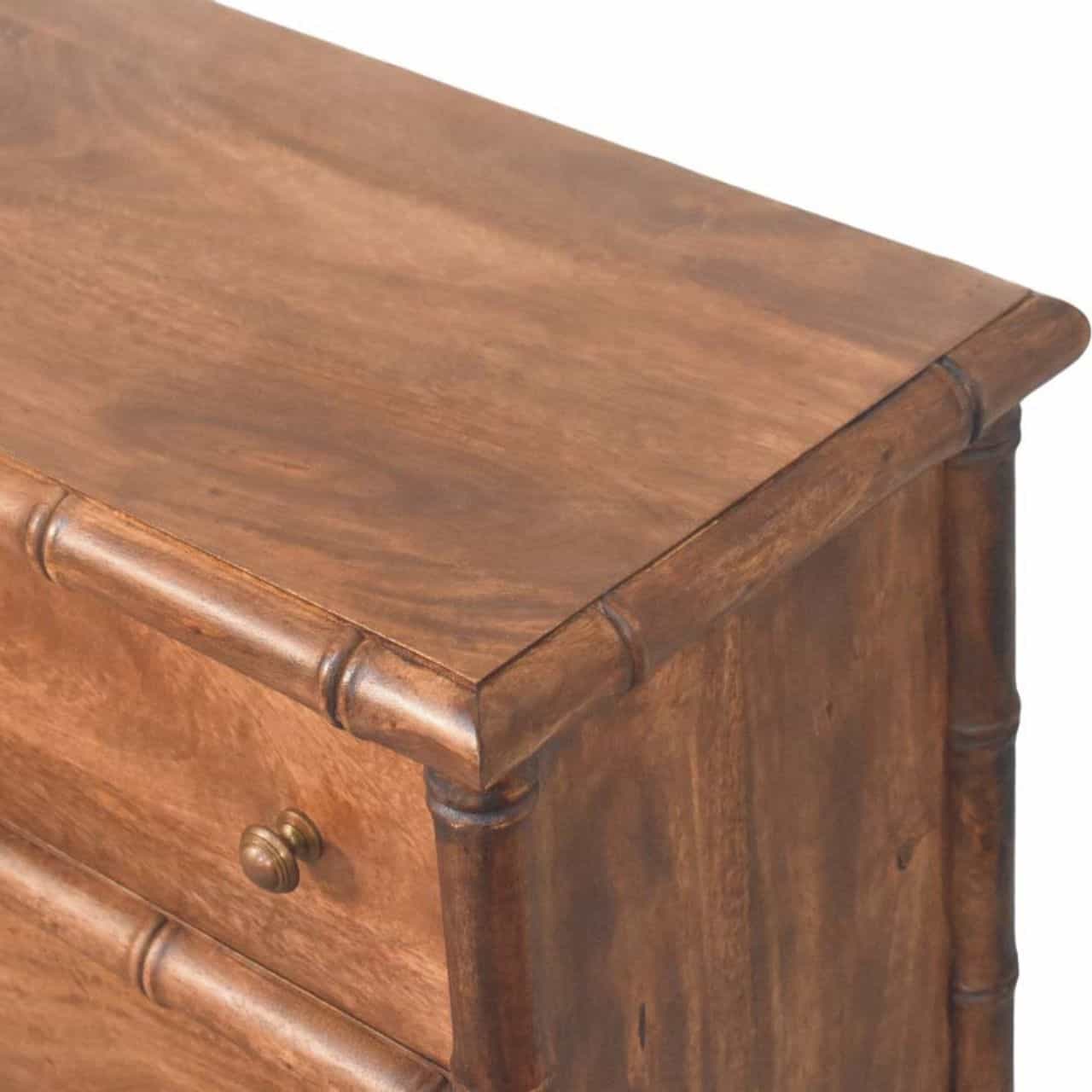 Bamboo Carved 3-Drawer Chest – Additional view 2