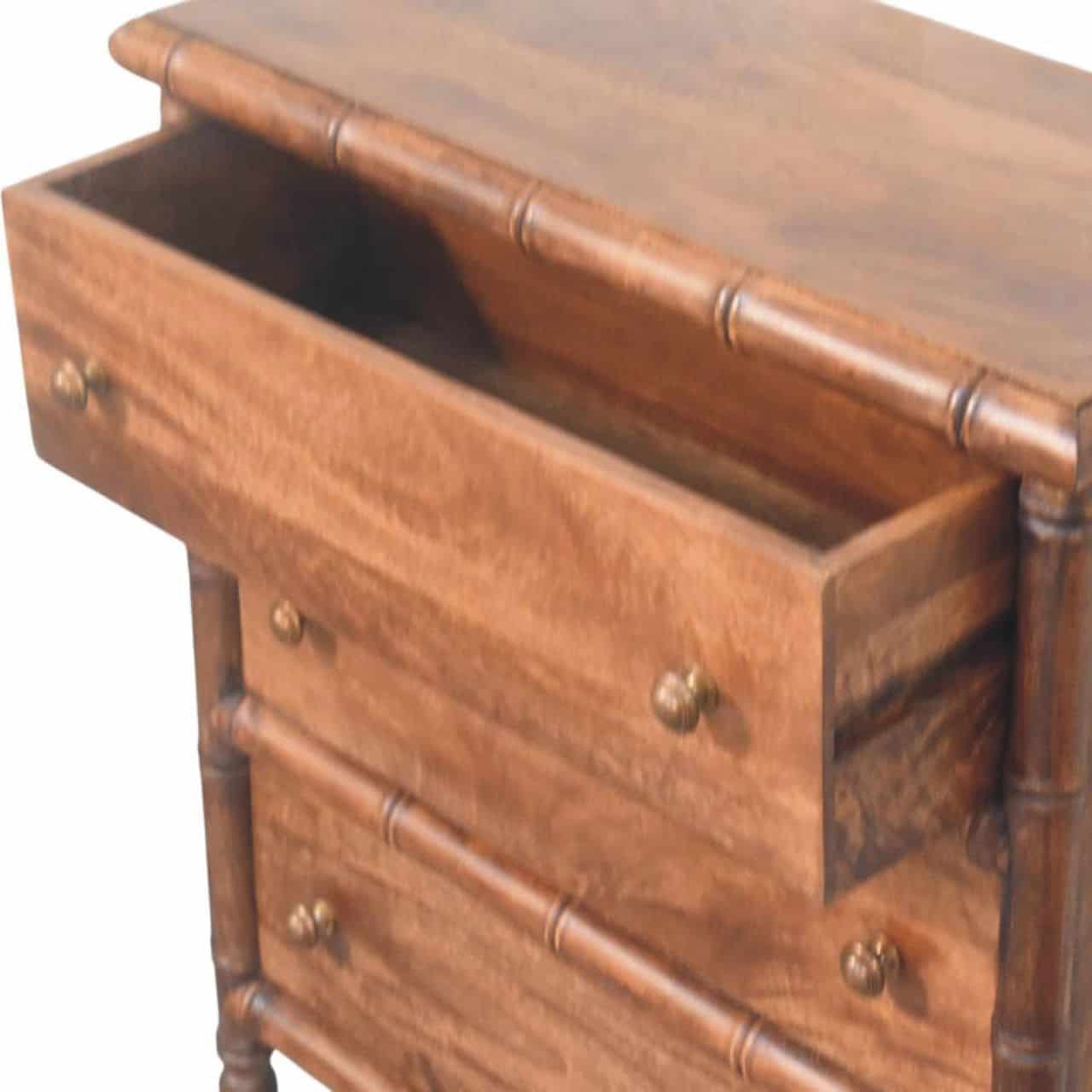 Bamboo Carved 3-Drawer Chest – Additional view 3