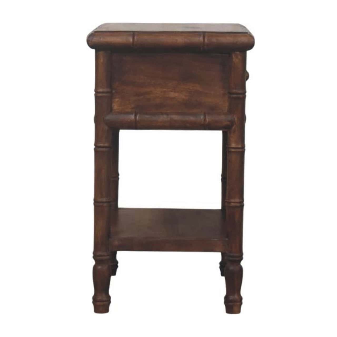 Bamboo Carved Bedside Table – Additional view 5