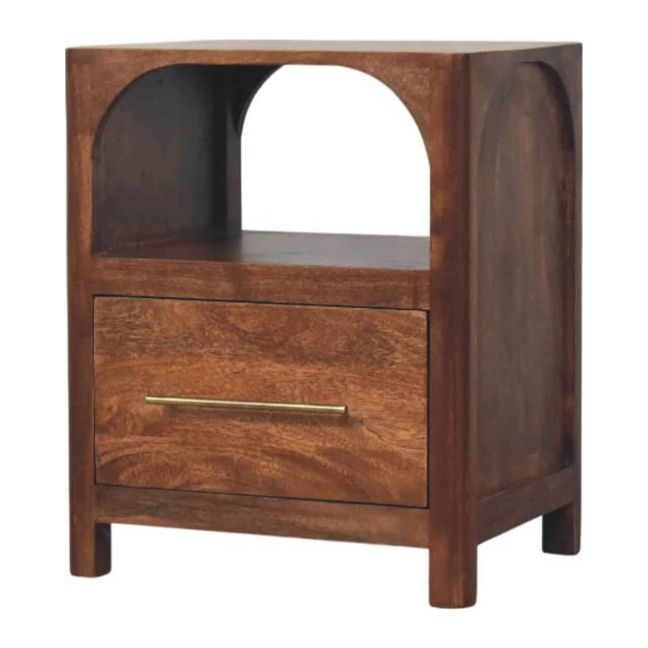 Arc-Line Bedside Table – Bedside Tables