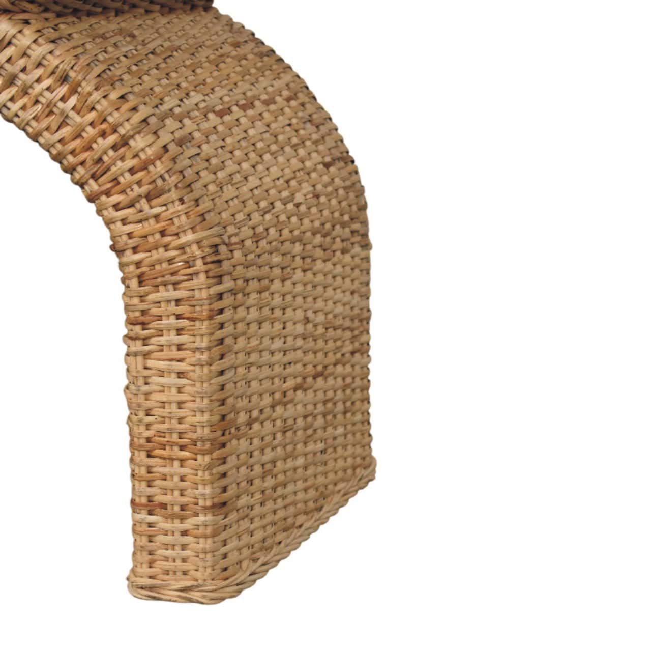 Rattan Weave Boucle Bench – Additional view 7