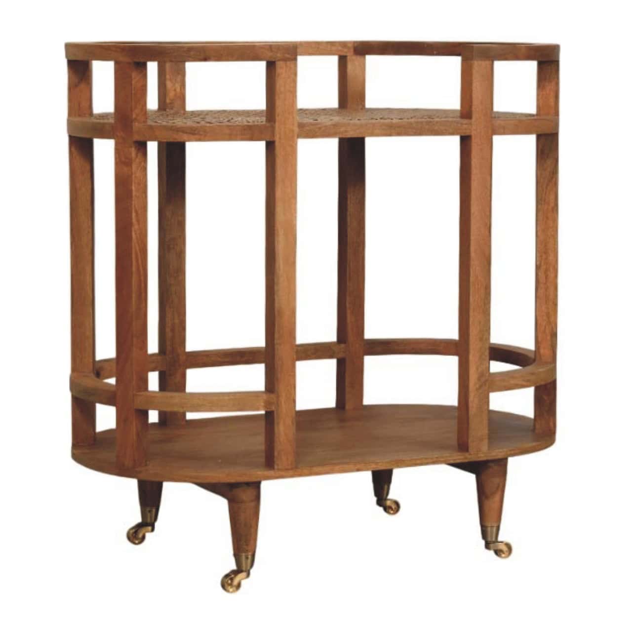 Saffron Rattan Butler Table