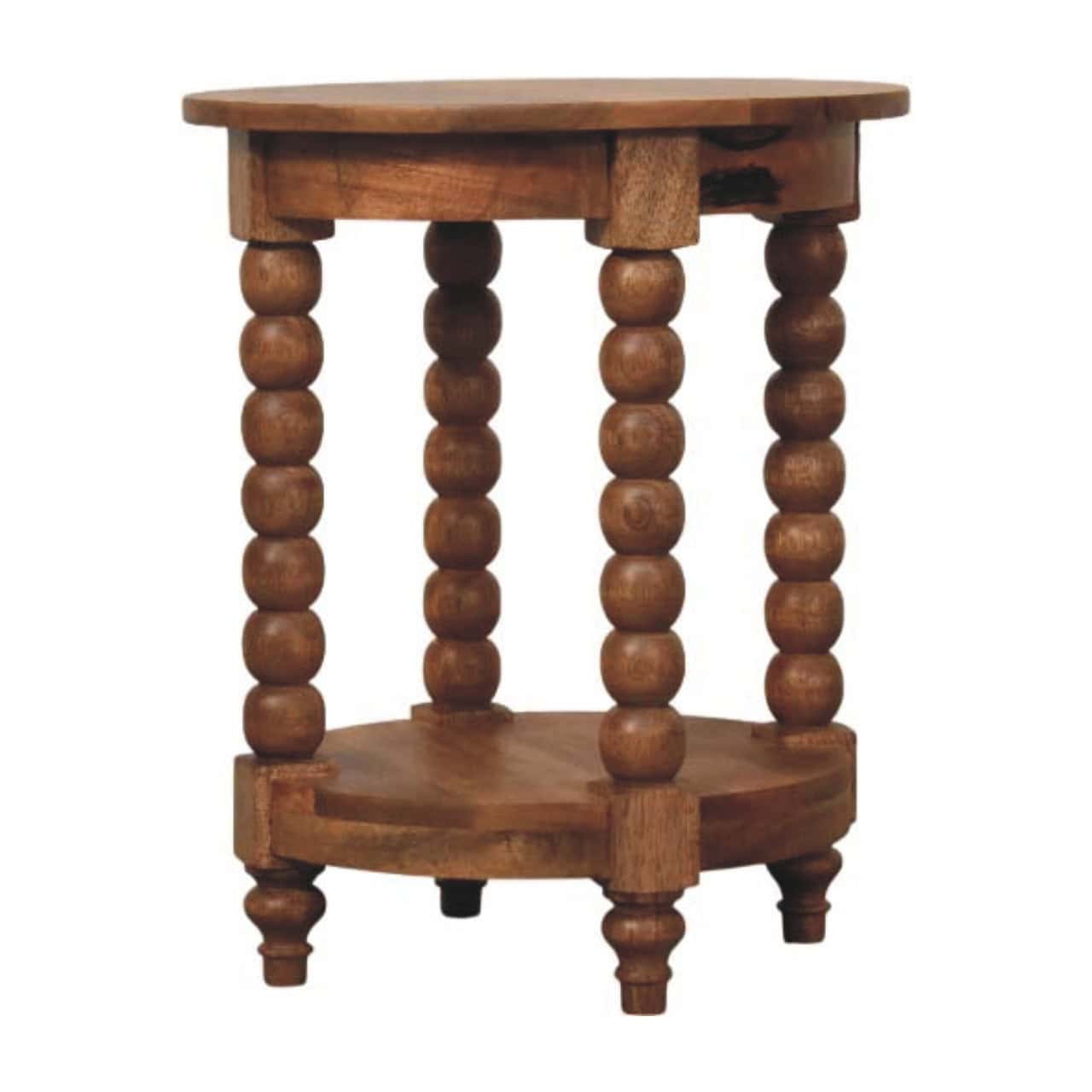 Spindle Round Side Table – Side Tables