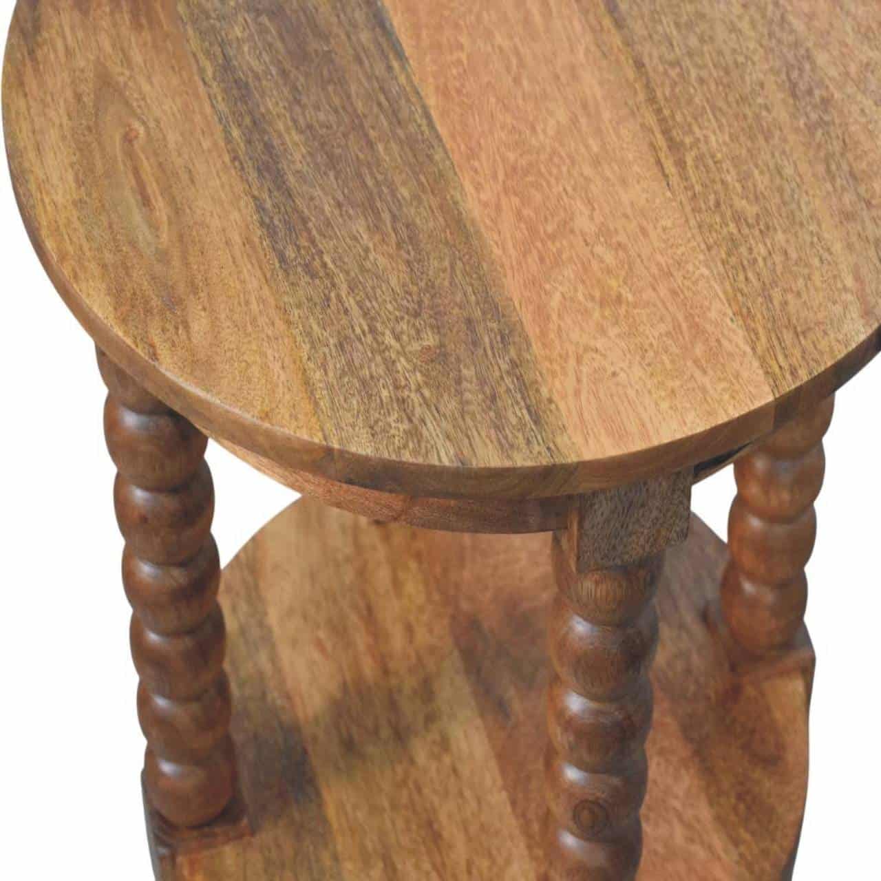 Spindle Round Side Table – Additional view