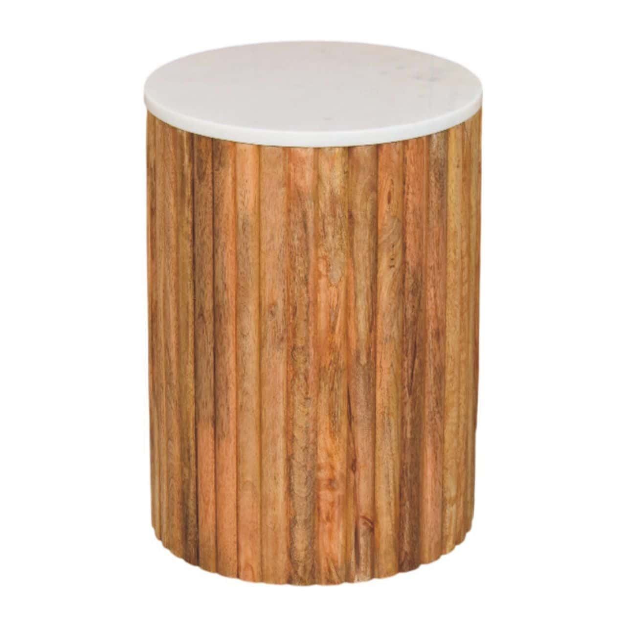 Fluted Marble Side Table – Additional view 6