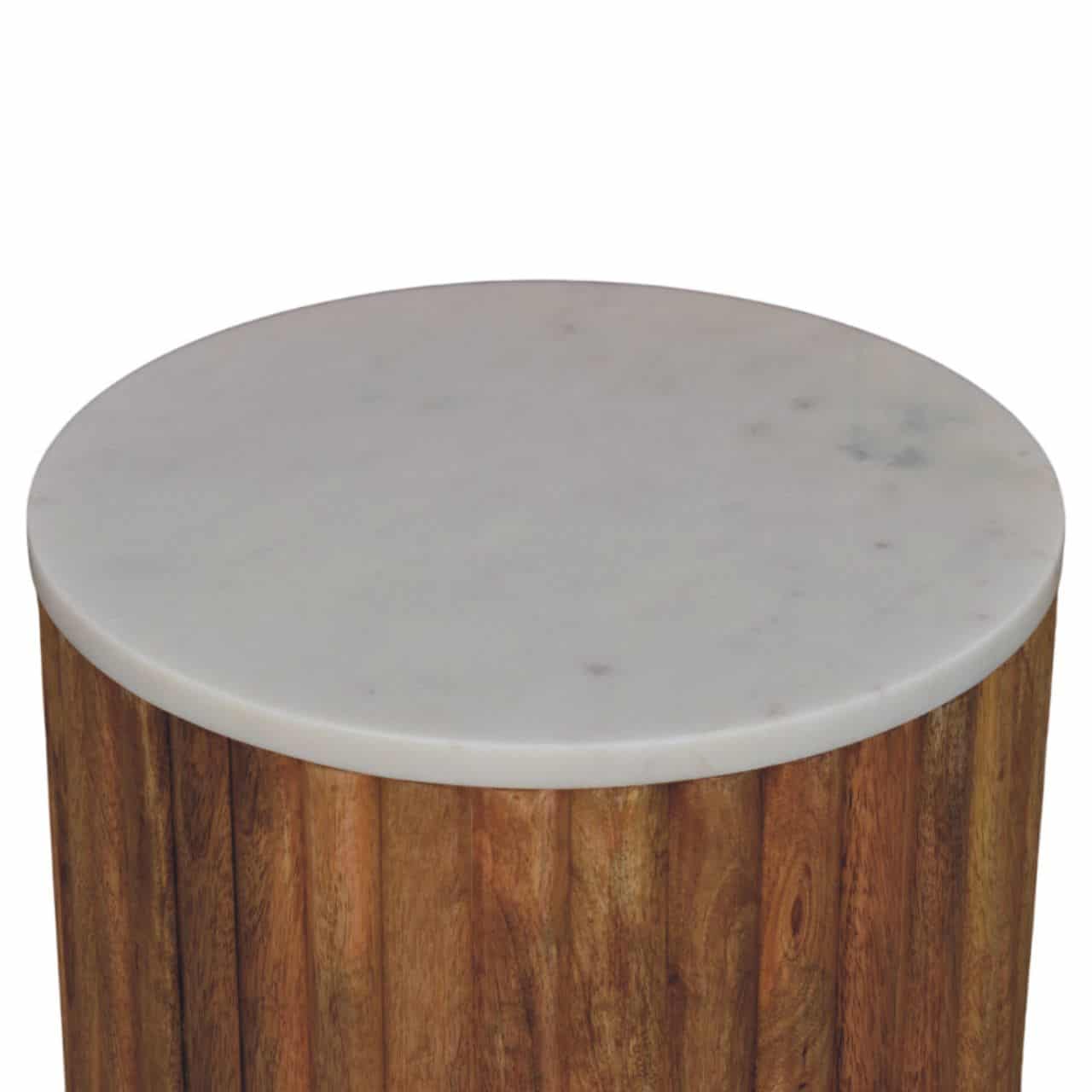 Fluted Marble Side Table – Additional view 2