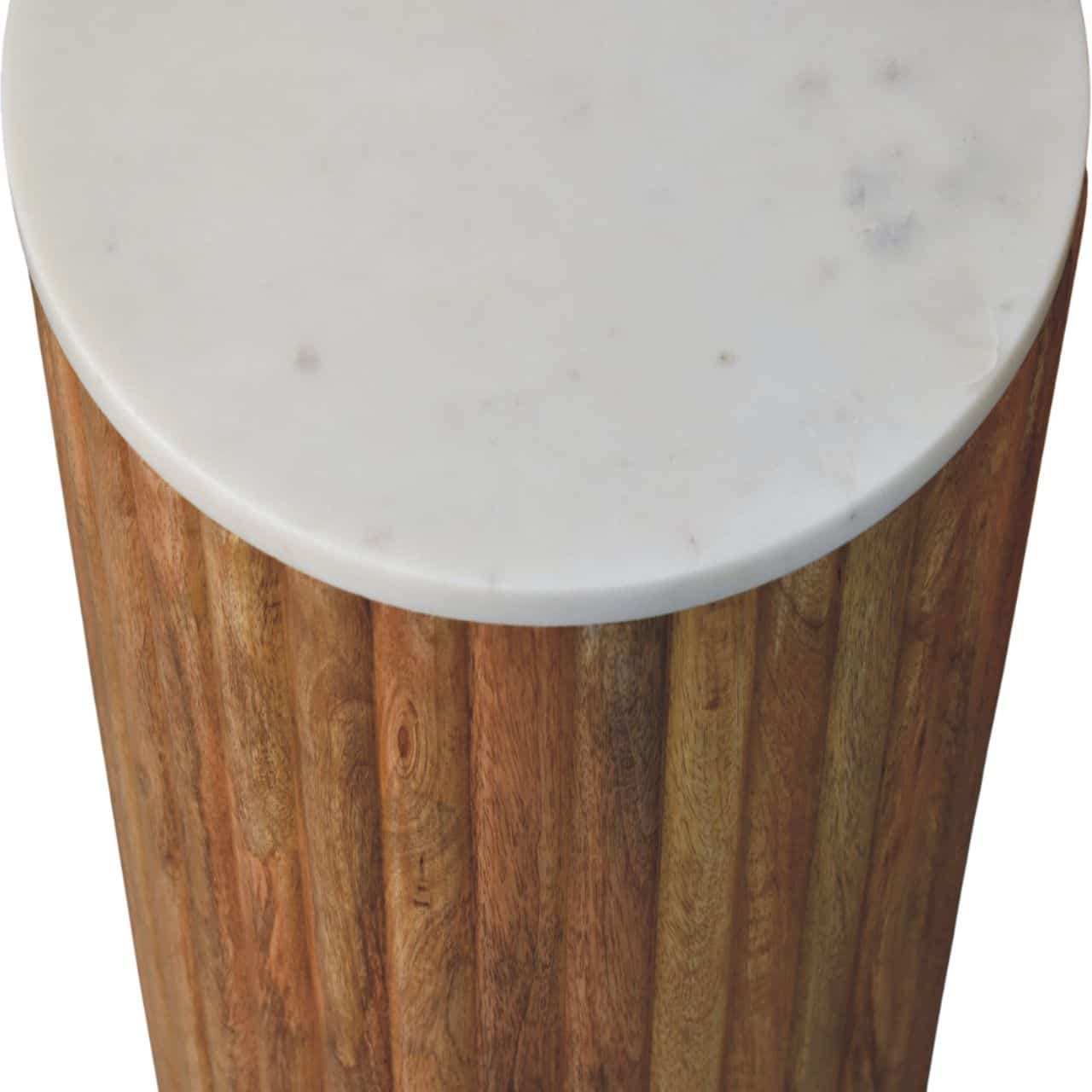 Fluted Marble Side Table – Additional view 3