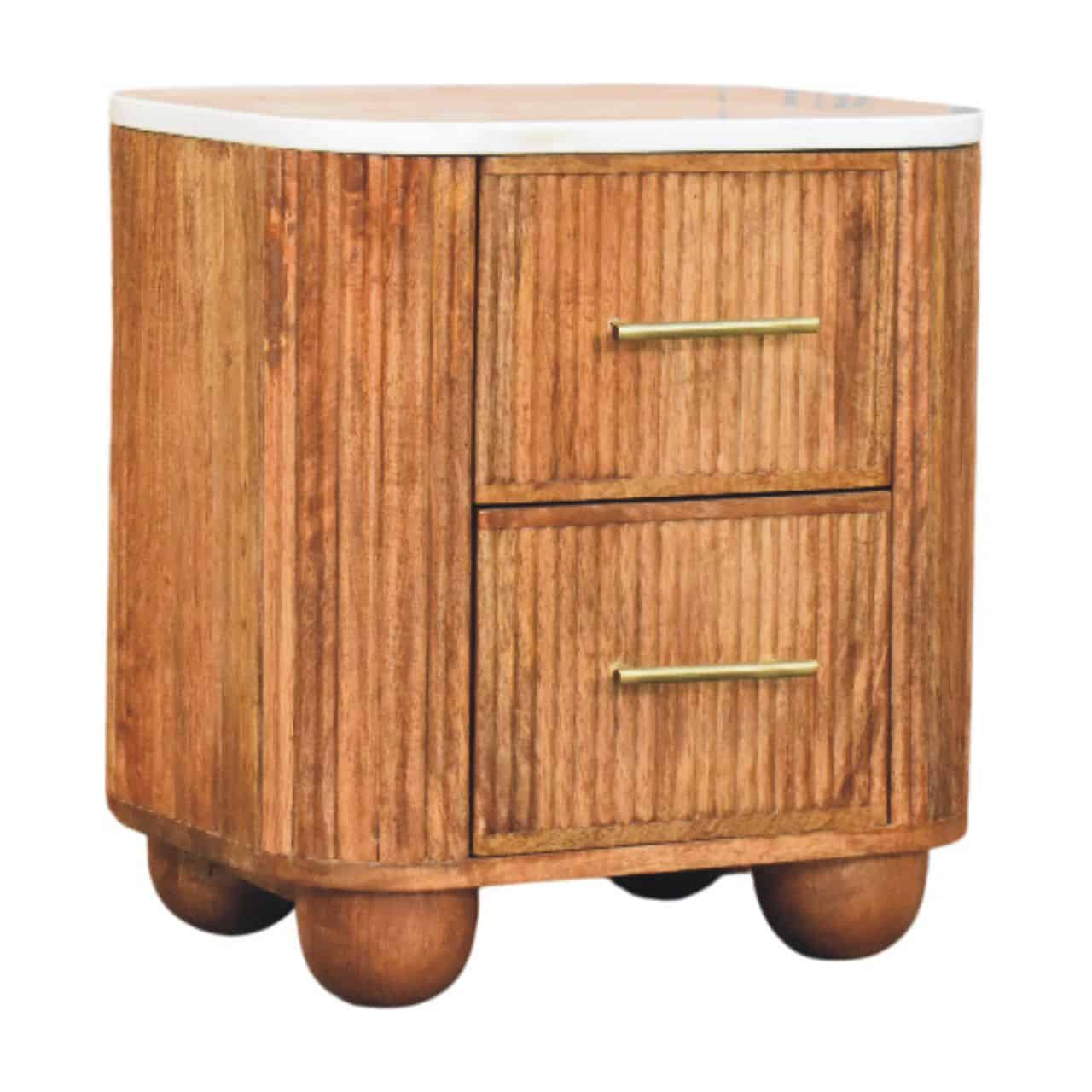 Aurora Marble Bedside – Additional view