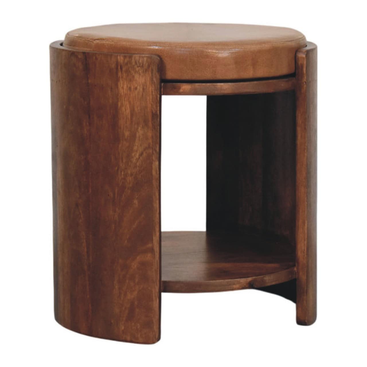 Savoy Leather Stool – Additional view
