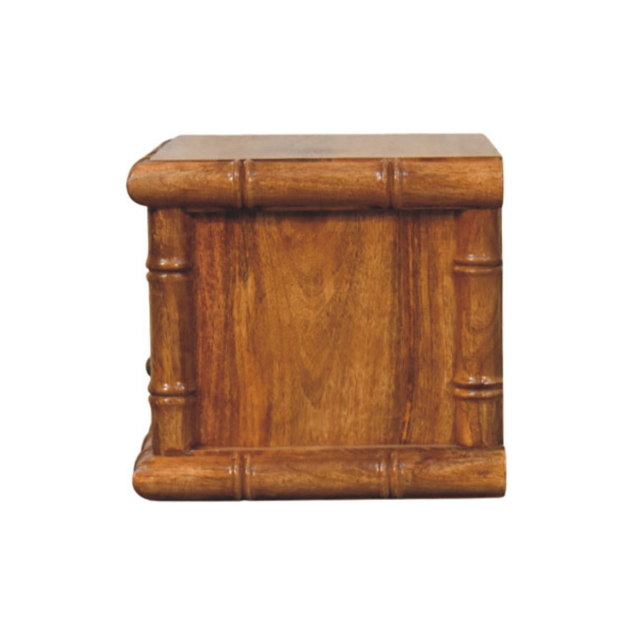 Bamboo Open Bedside in Amber Oak Finish - Image 8