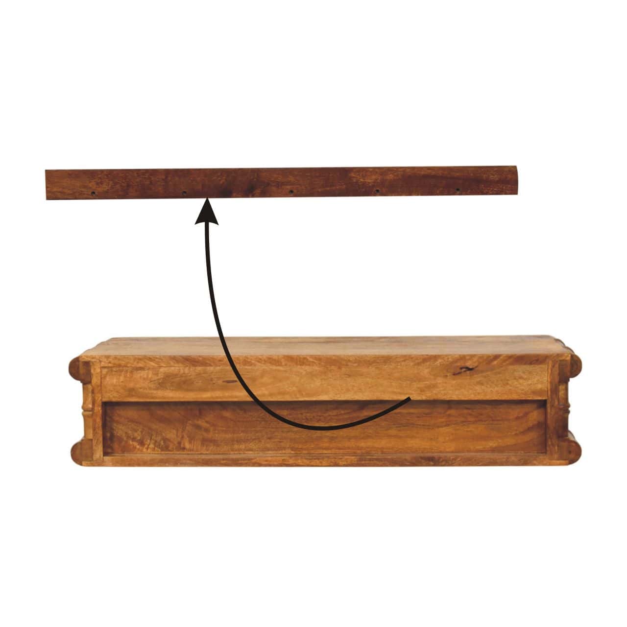Bamboo Wall-Mounted Console – Additional view 8