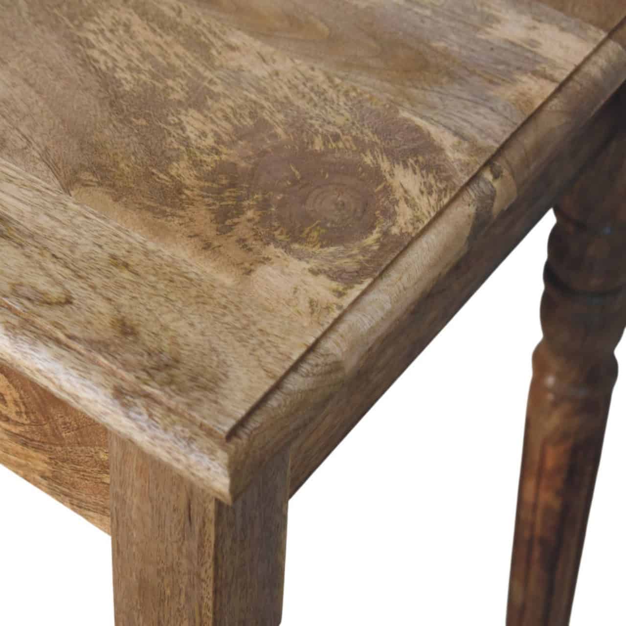Oakish Turned Leg Writing Desk – Additional view 3