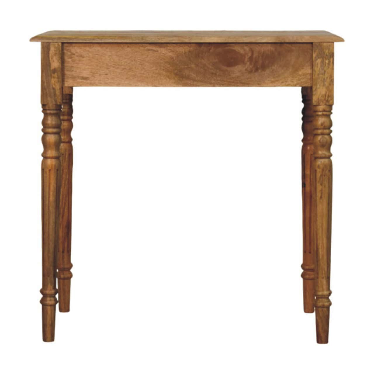 Oakish Turned Leg Writing Desk – Additional view 7