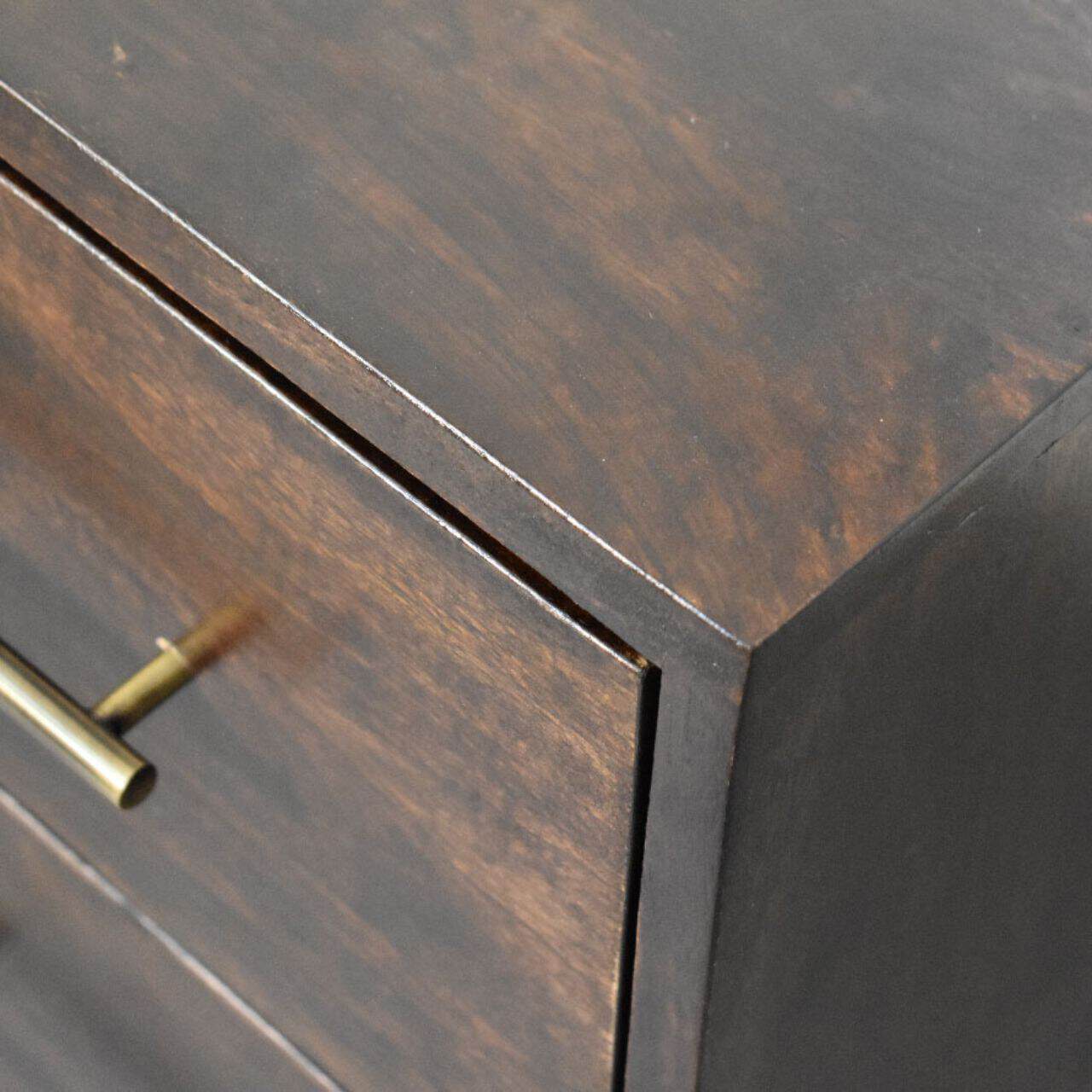 Spindle Mocha Bedside Table – Additional view 3