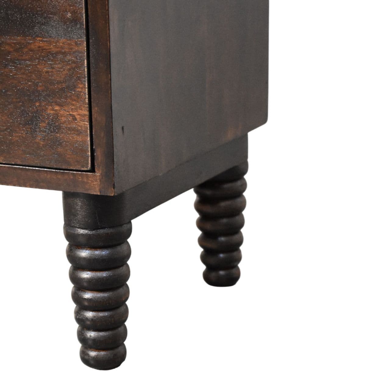 Spindle Mocha Bedside Table – Additional view 5