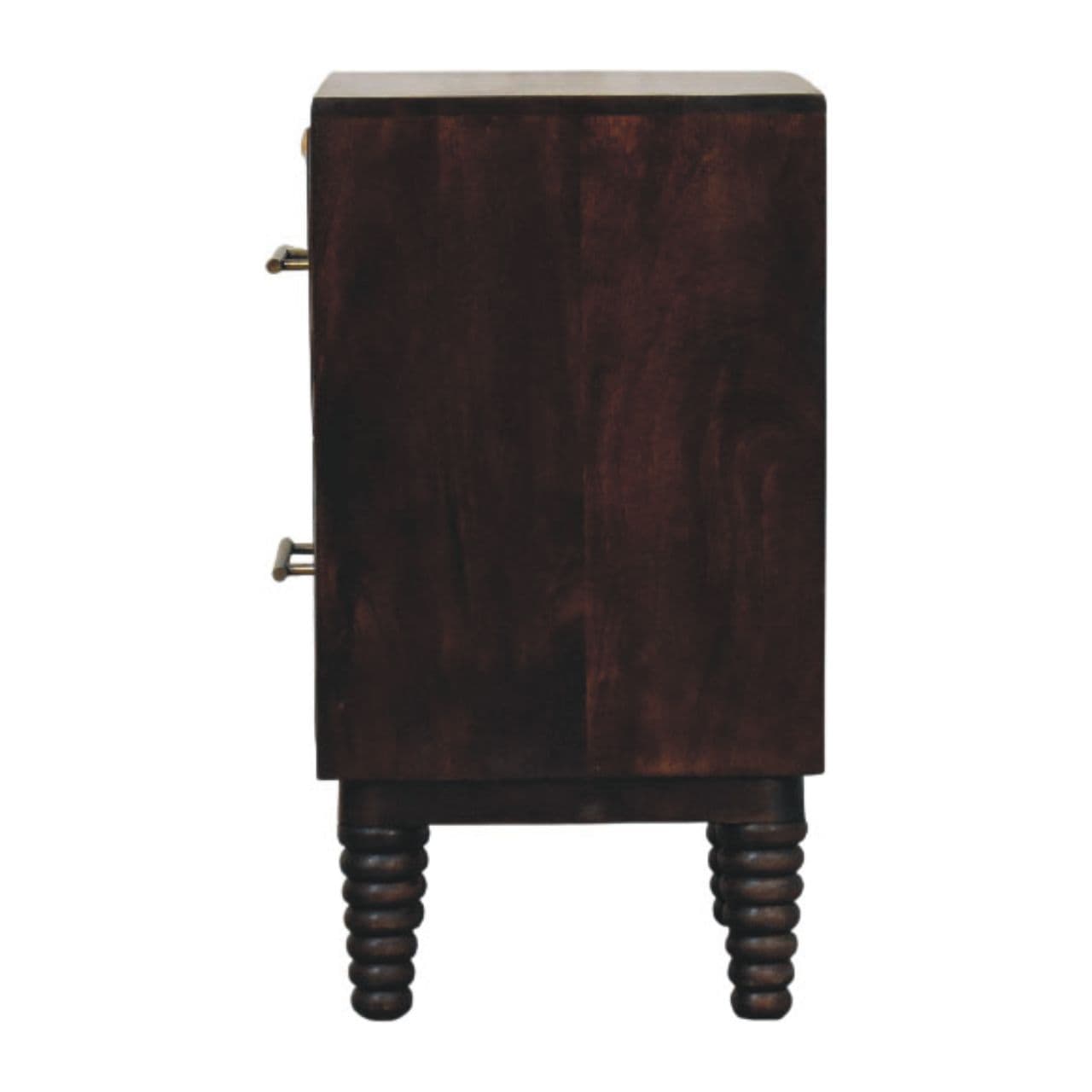 Spindle Mocha Bedside Table – Additional view 6