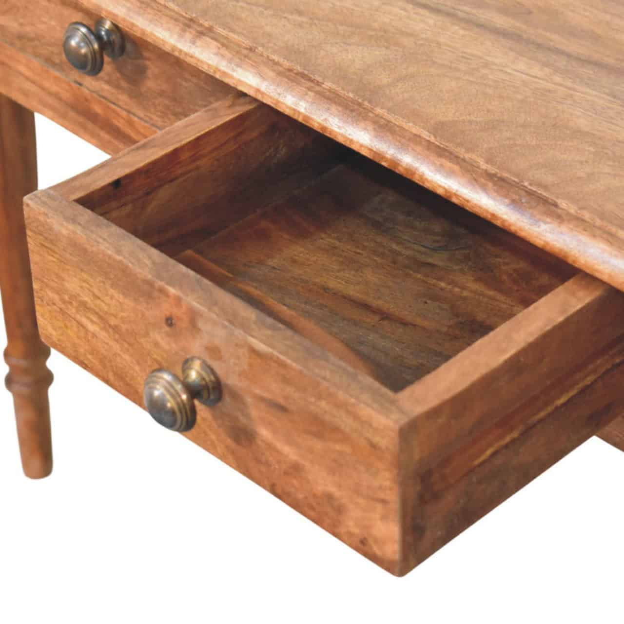 Three Drawer Console with Turned Legs – Additional view 4