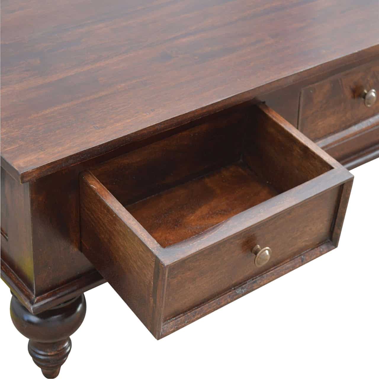 Turned 4 Drawer Coffee Table – Additional view 2