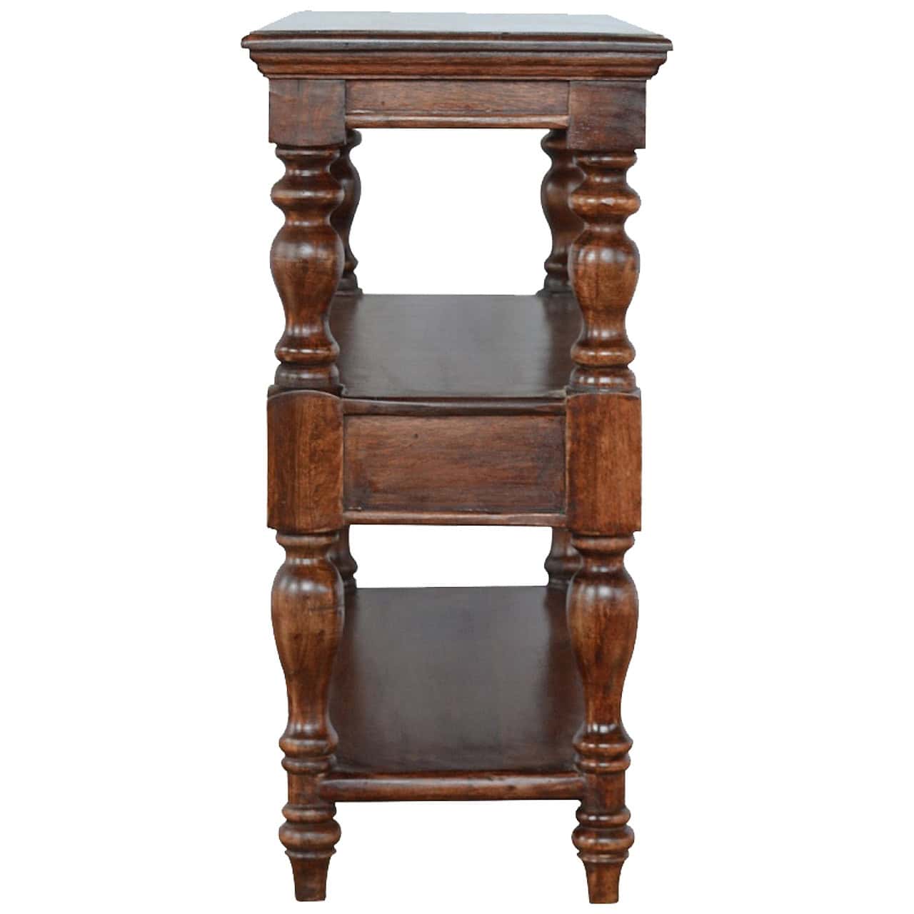Solid Wood Turned Leg Console Table – Additional view 4