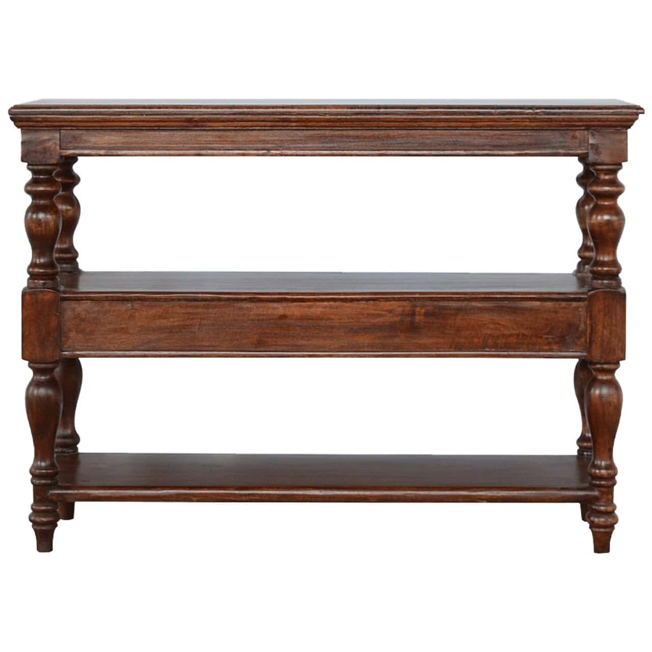 Solid Wood Turned Leg Console Table – Additional view 6